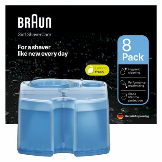 Изображение Braun ShaverCare for SmartCare 3‑in‑1 Replacement Cartridges 8 pcs