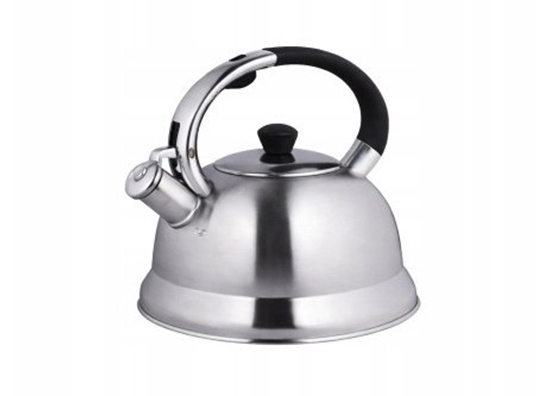 Picture of Brunbeste Czajnik na gaz stalowy z gwizdkiem duy 2.7L indukcja srebrny BRUNBESTE BB-2425