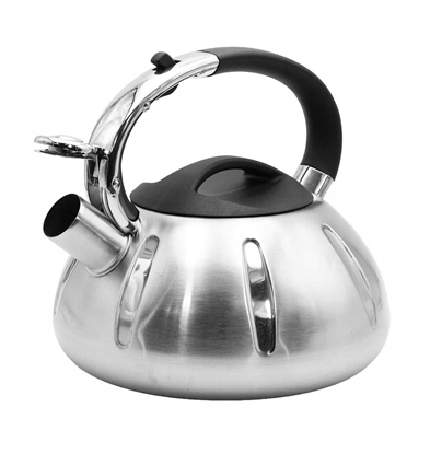 Attēls no Brunbeste Czajnik stalowy z gwizdkiem duy 3L ze obieniami indukcja BRUNBESTE BB-2432