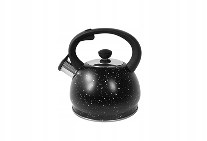 Attēls no Brunbeste Czajnik stalowy z gwizdkiem may 1.8L indukcja czarny marmurek BRUNBESTE BB-2436