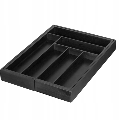 Attēls no Brunbeste Wkad do szuflady na sztuce rozsuwany organizer przegrody czarny BRUNBESTE BB-3801