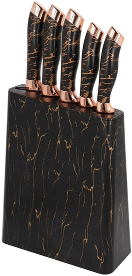 Picture of Brunbeste Zestaw noy kuchennych w bloku noe kuchenne komplet 6-ele BRUNBESTE BB-3798