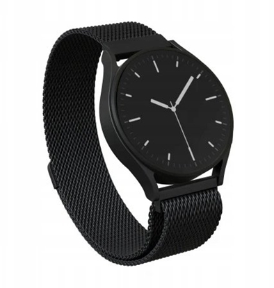 Attēls no BURGA Metal Mesh Band universal for 20 mm watches (black)