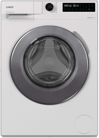 Изображение Candy Washing machine | BR 26SSV6-S | Energy efficiency class A | Front loading | Washing capacity 6 kg | 1200 RPM | Depth 42 cm | Width 60 cm | Display | Digital | Steam function | Wi-Fi | White