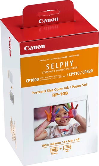 Picture of Canon RP-108 10x15 cm Color Ink/Paper Set (108 sheets)