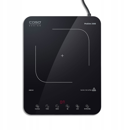 Attēls no Caso Mobile Single Hob | ProSlim 2000 | Induction | Number of burners/cooking zones 1 | Touch | Timer | Black