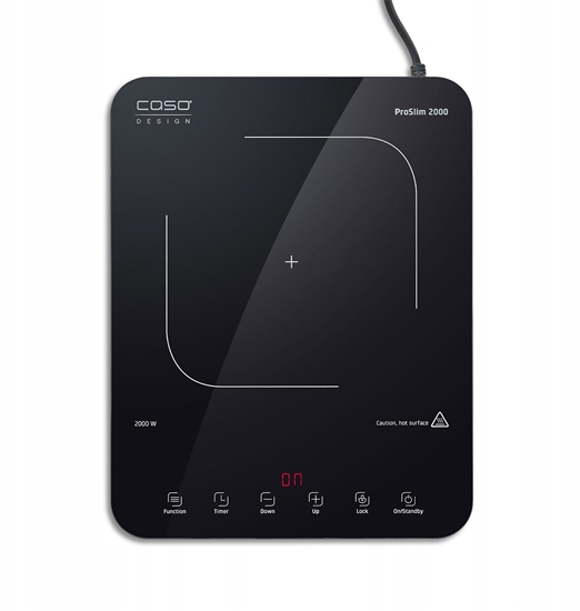 Изображение Caso Mobile Single Hob | ProSlim 2000 | Induction | Number of burners/cooking zones 1 | Touch | Timer | Black
