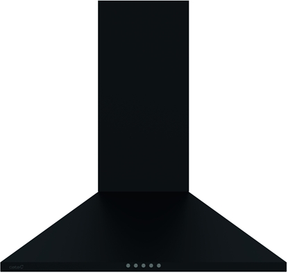 Attēls no CATA Hood | VK 6000 BK | Wall mounted | Energy efficiency class A | Width 60 cm | 395 m³/h | Mechanical | LED | Black