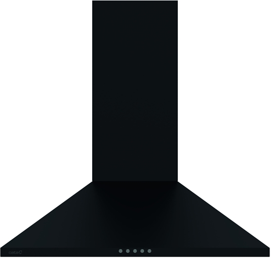 Picture of CATA Hood | VK 6000 BK | Wall mounted | Energy efficiency class A | Width 60 cm | 395 m³/h | Mechanical | LED | Black