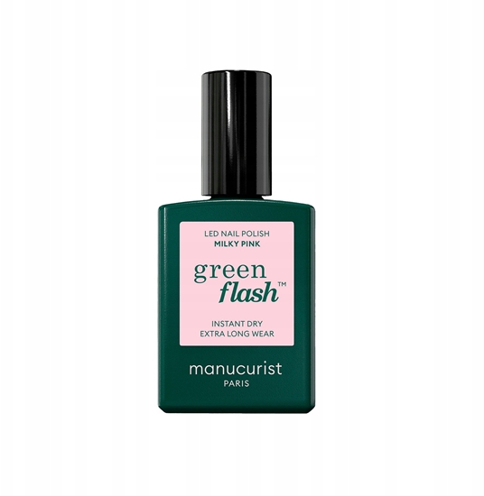Изображение Catrice MANUCURIST_Green Flash Led Gel Nail Lacquer lakier do paznokci Milky Pink 15ml