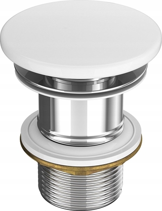 Attēls no Cersanit (korki do umywalek) Ceramiczny korek do umywalek bez przelewu - eurowhite (K11-2376)