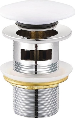 Attēls no Cersanit CREA - Korek klik-klak ceramiczny, z przelewem, biay (K99-0223)