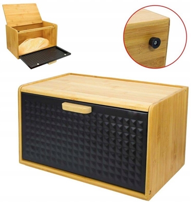 Attēls no Chlebak KRISBERG Chlebak bambusowy, pojemnik na pieczywo KRISBERG KS-2714