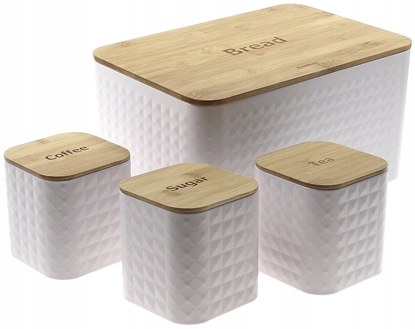 Attēls no Chlebak KRISBERG Chlebak w zestawie z 3 pojemnikami KRISBERG KS-2620