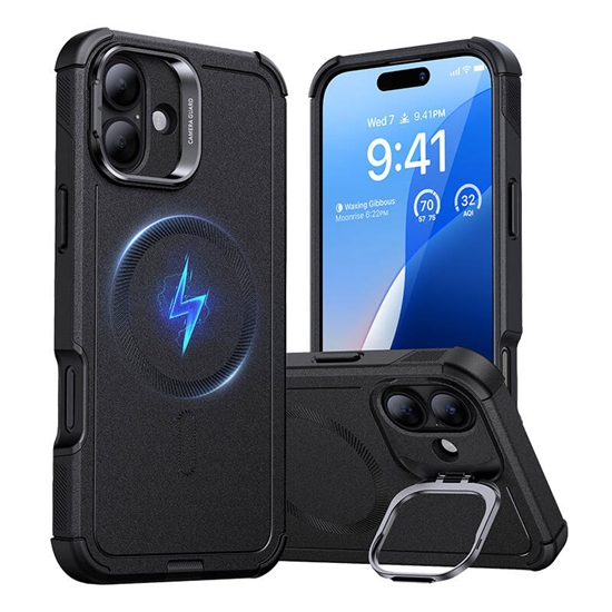 Picture of Cyber Tough (HaloLock) ESR case with stand for iPh