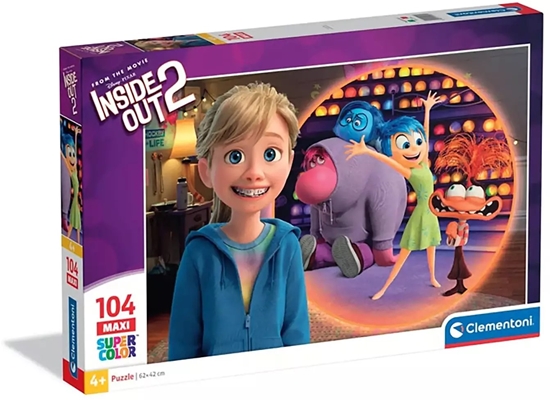 Picture of CLE puzzle 104 maxi SuperKolor Inside Out 2 25069