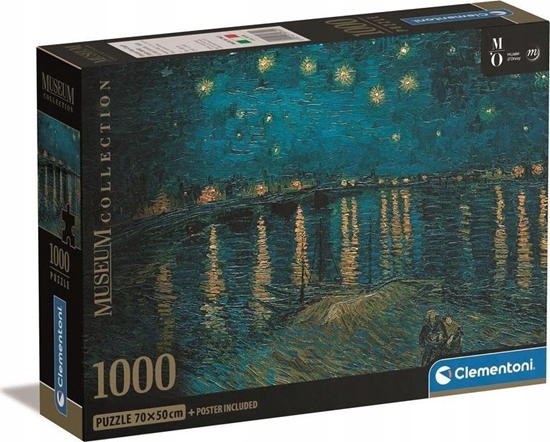 Изображение Clementoni CLE puzzle 1000 Compact Museum OrsayVanGogh 39789