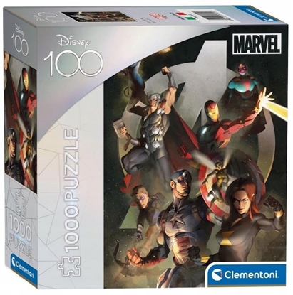 Attēls no Clementoni CLE puzzle 1000 Disney100 The Avengers 39721
