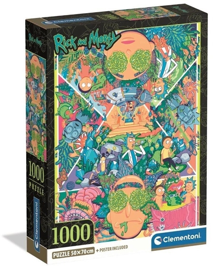 Изображение Clementoni Puzzle 1000 Rick and Morty
