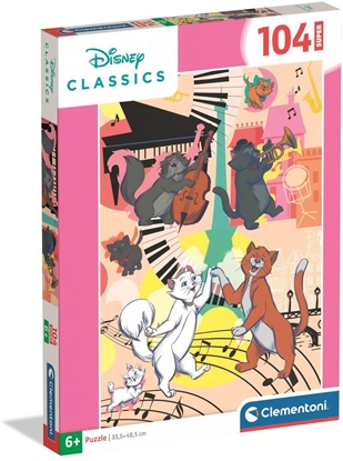 Attēls no Clementoni PUZZLE 104EL CLM 25026 ARISTOCATS PUD6