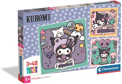 Attēls no Clementoni Puzzle 3x48 Kuromi