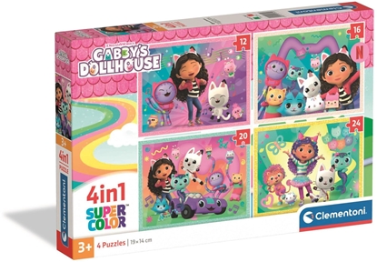 Attēls no Clementoni PUZZLE 4W1 CLM 21752 GABBY S PUD6