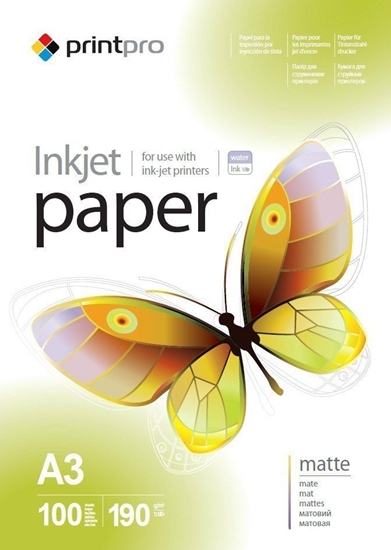 Picture of ColorWay PrintPro Photo Paper, 100 sheets | Matte | 190 g/m² | A3