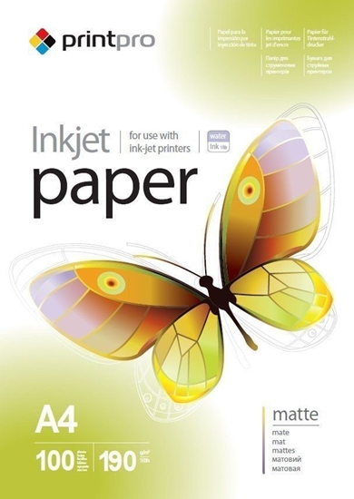 Picture of ColorWay PrintPro Photo Paper, 100 sheets | Matte | 190 g/m² | A4