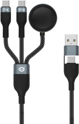 Изображение Conceptronic Kabel USB-C/-A2.0->USB-C/AWC/PD    480Mbs 1.50m