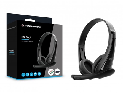 Picture of Conceptronic POLONA06B3T Stereo-Headset