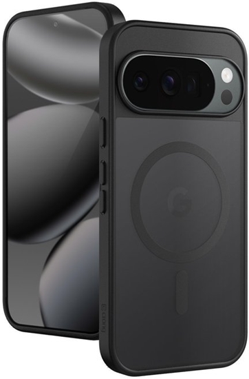 Изображение Crong Hybrid Matte Magnetic - Etui MagSafe Google Pixel 10 Pro (czarny)
