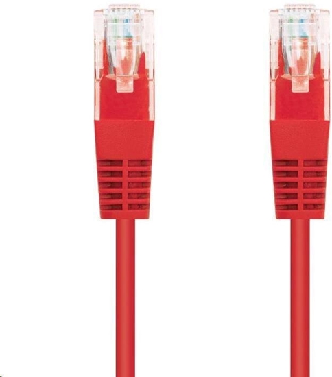 Изображение C-Tech C-TECH kabel patchcord Cat5e, UTP, czerwony, 2m