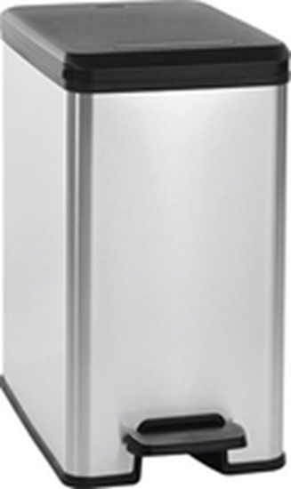 Picture of Curver Pedalspainis metalizets Slim Bin 25L sudraba 0802339582