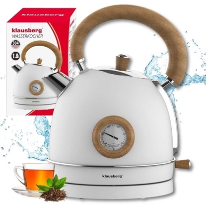 Attēls no Czajnik Klausberg CZAJNIK ELEKTRYCZNY 1,8L Z TERMOMETREM KLAUSBERG KB-9007 RETRO
