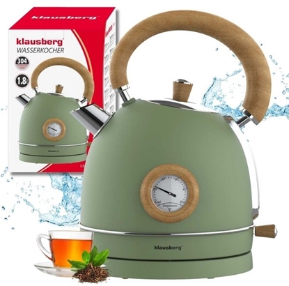 Attēls no Czajnik Klausberg CZAJNIK ELEKTRYCZNY 1,8L Z TERMOMETREM KLAUSBERG KB-9008 RETRO
