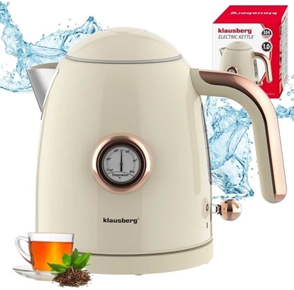 Attēls no Czajnik Klausberg CZAJNIK ELEKTRYCZNY 1L Z TERMOMETREM KLAUSBERG KB-9018