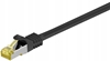 Изображение CzytnikDelockRJ45 patchkabel, CAT 6A S/FTP (PiMF), 500 MHz z CAT 7 kable surowym, czarny - Dugo kabla 30 m