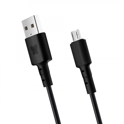 Picture of Dane i adujcy kabel Bonbon s konektory USB/micro USB, 1 metr, czarny