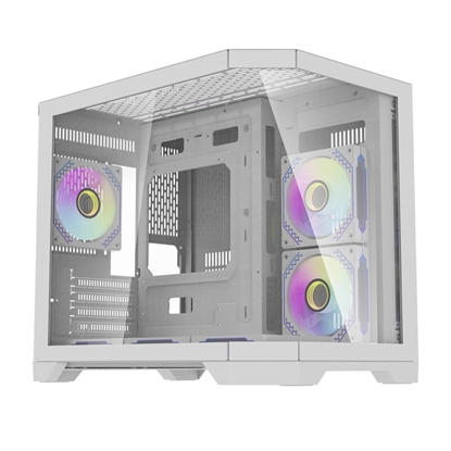 Изображение Darflash FT418 computer case + 6 aRGB fans (white)
