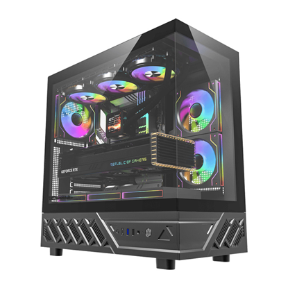 Изображение DarkFlash DS950 computer case (black) + 6 fans