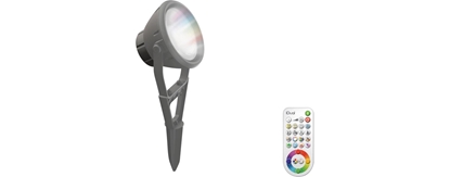 Attēls no Dārza prožektors, 16W, 750lm IP65, kontrolējams ar pulti