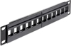 Picture of Delock 10″ Keystone Patch Panel 12 Port black
