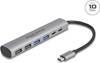 Picture of Delock 6 Port USB Hub with 4 x USB Type-A female and 2 x USB Type-C™ female