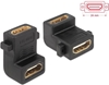 Picture of Delock Adapter HDMI A female > female with screw hole 90° angled