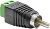Picture of Delock Adapter RCA male > Terminal Block 2 pin