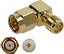 Attēls no Delock Adapter SMA plug to RP-SMA jack 90° 10 GHz