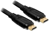 Picture of Delock Cable High Speed HDMI with Ethernet – HDMI A male > HDMI A male flat 1 m