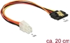 Picture of Delock Cable P4 male > SATA 15 pin receptacle 20 cm