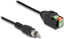 Picture of Delock Cable RCA male to Terminal Block Adapter with push button 15 cm
