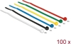 Изображение Delock Cable ties coloured L 100 x W 2.5 mm 100 pieces